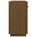 skænk 100x40x75 cm massivt fyrretræ gyldenbrun