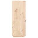 højskab 34x40x108,5 cm massivt fyrretræ