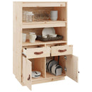 højskab 67x40x108,5 cm massivt fyrretræ