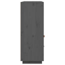 højskab 100x40x108,5 cm massivt fyrretræ grå