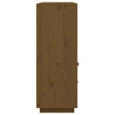 højskab 100x40x108,5 cm massivt fyrretræ gyldenbrun