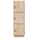 højskab 34x40x108,5 cm massivt fyrretræ