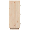 højskab 34x40x108,5 cm massivt fyrretræ