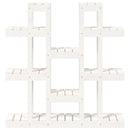 plantestativ 104,5x25x109,5 cm massivt fyrretræ hvid