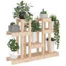 plantestativ 104,5x25x77,5 cm massivt fyrretræ