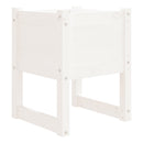plantekasse 40x40x52,5 cm massivt fyrretræ hvid
