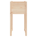 plantekasser 2 stk. 40x40x81 cm massivt fyrretræ