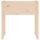 plantekasse 78x40x81 cm massivt fyrretræ