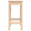 barstole 2 stk. 40x40x78 cm massivt fyrretræ