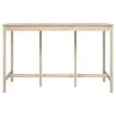barbord 180x80x110 cm massivt fyrretræ