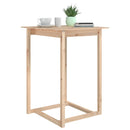 barbord 80x80x110 cm massivt fyrretræ