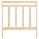 sengegavl 95x4x100 cm massivt fyrretræ