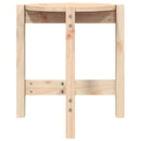 sofabord Ø 42,5x45 cm massivt fyrretræ