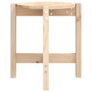 sofabord Ø 42,5x45 cm massivt fyrretræ