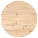 sofabord Ø 55x45 cm massivt fyrretræ