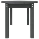 sofabord 110x55x45 cm massivt fyrretræ grå