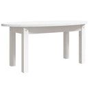 sofabord 80x40x35 cm massivt fyrretræ hvid