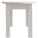 sofabord 80x40x35 cm massivt fyrretræ hvid