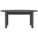 sofabord 80x40x35 cm massivt fyrretræ grå