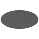 sofabord 80x40x35 cm massivt fyrretræ grå