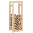 brændestativ 41x25x100 cm massivt fyrretræ