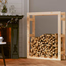 brændestativ 80x25x100 cm massivt fyrretræ