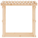 brændestativ 108x64,5x109 cm massivt fyrretræ