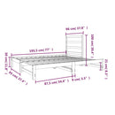 daybed med udtræk 2x(90x190) cm massivt fyrretræ hvid