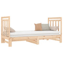 daybed med udtræk 2x(90x190) cm massivt fyrretræ