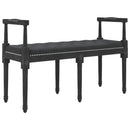 bænk 110x40x70 cm velour sort