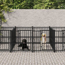 udendørs hundegård 15,02 m² stål