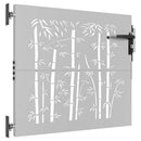 havelåge 85x100 cm cortenstål bambusdesign