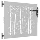 havelåge 85x100 cm cortenstål bambusdesign