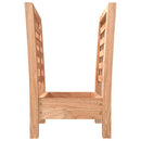 magasinholder 40x26,5x38,5 cm massivt valnøddetræ
