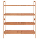 skoreoler 2 stk. 69x27x41 cm massivt træ valnød