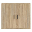 skænk 80x33x70 cm konstrueret træ sonoma-eg