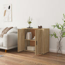 skænk 80x33x70 cm konstrueret træ sonoma-eg