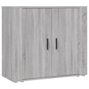 skænk 80x33x70 cm konstrueret træ grå sonoma-eg