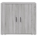 skænk 80x33x70 cm konstrueret træ grå sonoma-eg