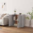 skænk 80x33x70 cm konstrueret træ grå sonoma-eg