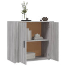 skænk 80x33x70 cm konstrueret træ grå sonoma-eg