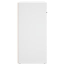 skænk 80x33x70 cm konstrueret træ hvid