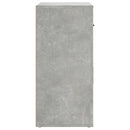skænk 80x33x70 cm konstrueret træ betongrå