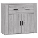 skænk 80x33x70 cm konstrueret træ grå sonoma-eg