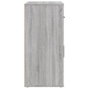skænk 80x33x70 cm konstrueret træ grå sonoma-eg