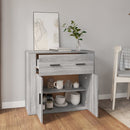 skænk 80x33x70 cm konstrueret træ grå sonoma-eg