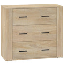 skænk 80x33x70 cm konstrueret træ sonoma-eg