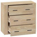 skænk 80x33x70 cm konstrueret træ sonoma-eg