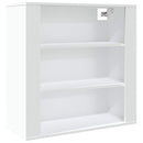 vægskab 80x33x80 cm konstrueret træ hvid