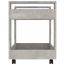 kontorvogn 60x45x60 cm konstrueret træ betongrå